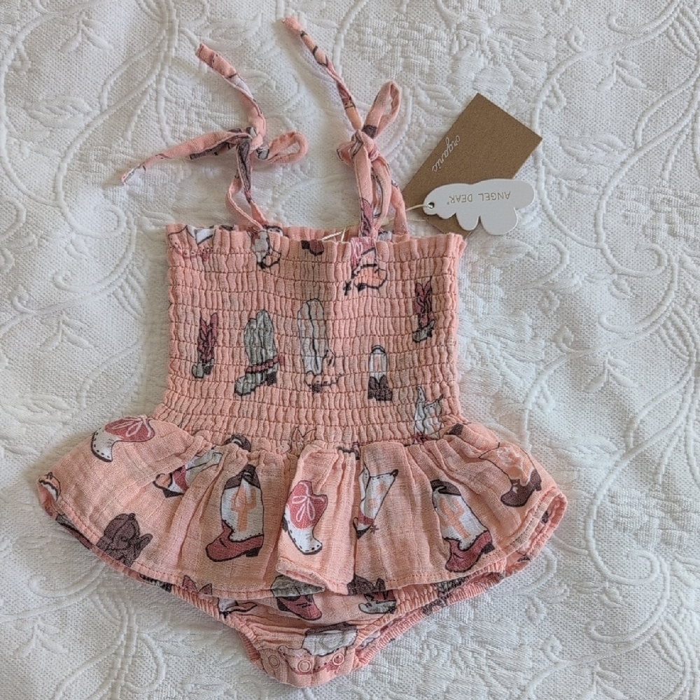 NWT Angel Dear Cowgirl Boot Bubble Skirt
